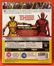 Load image into Gallery viewer, DEADPOOL &amp; WOLVERINE -  4K ULTRA HD &amp; BLU-RAY  (NEW/ SEALED)
