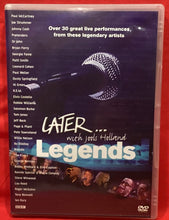 Load image into Gallery viewer, LATER...WITH JOOLS HOLLAND - LEGENDS  - VARIOUS    - DVD
