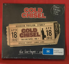 Load image into Gallery viewer, COLD CHISEL - THE LIVE TAPES VOL 1 - DELUXE EDITION 2CD/ DVD (NEW/SEALED)
