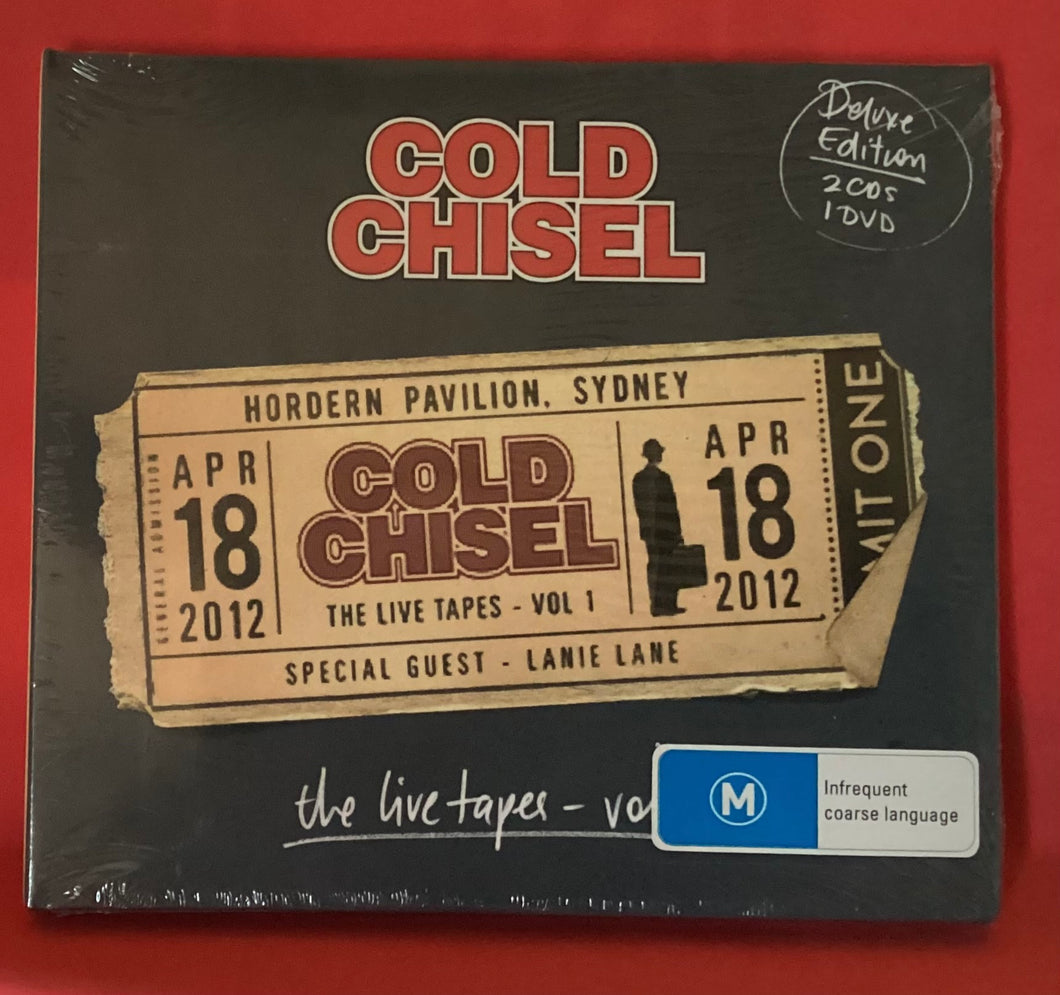 COLD CHISEL - THE LIVE TAPES VOL 1 - DELUXE EDITION 2CD/ DVD (NEW/SEALED)