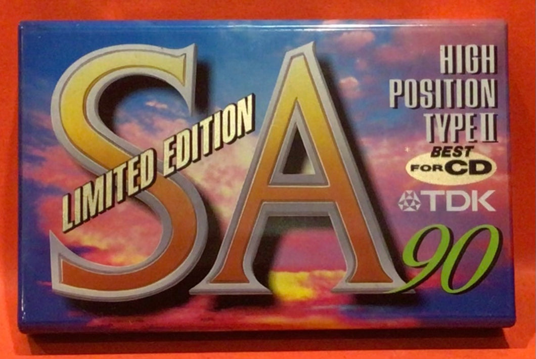 TDK SA90   -   BLANK CASSETTE (NEW/ SEALED)