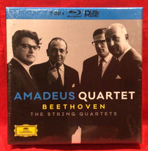 Load image into Gallery viewer, AMADEUS QUARTET - BEETHOVEN - THE STRING QUARTETS - 7X CD + BLU-RAY PURE AUDIO BOX SET -  CLASSICAL (NEW/SEALED)
