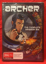 Load image into Gallery viewer, ARCHER - COMPLETE SEASON 6  - DVD (NEW/ SEALED)

