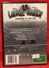 Load image into Gallery viewer, LAUREL &amp; HARDY - MURDER IN THE AIR &amp; CLASSIC SHORTS - DVD (NEW/ SEALED)

