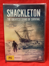 Load image into Gallery viewer, SHACKLETON - GREATEST STORY OF SURVIVAL  - DVD (NEW/ SEALED)
