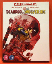 Load image into Gallery viewer, DEADPOOL &amp; WOLVERINE -  4K ULTRA HD &amp; BLU-RAY  (NEW/ SEALED)
