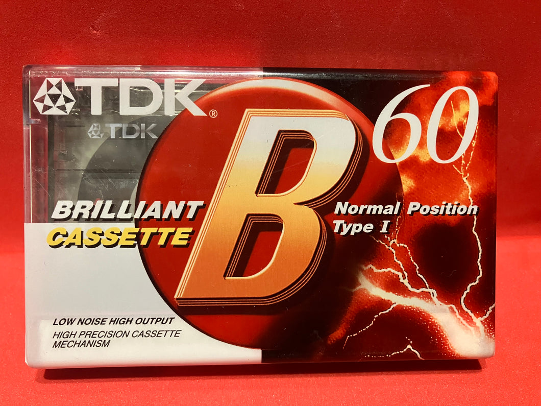 TDK B60 BLANK CASSETTE (SEALED)