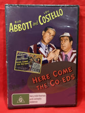 Load image into Gallery viewer, ABBOTT AND COSTELLO - HERE COMES THE CO-EDS  - DVD (NEW / SEALED)
