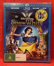 Load image into Gallery viewer, SNOW WHITE AND THE SEVEN DWARFS - DIAMOND EDITION  2 X BLU-RAY &amp; DVD (NEW/ SEALED)
