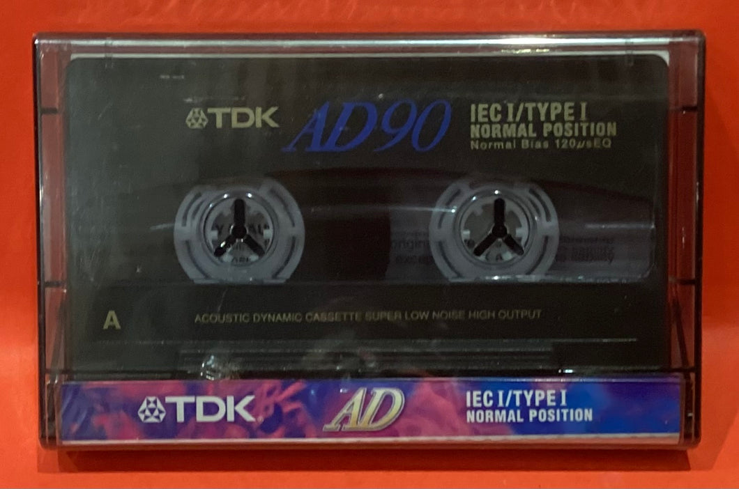 TDK AD90 BLANK AUDIO CASSETTE (NEW)
