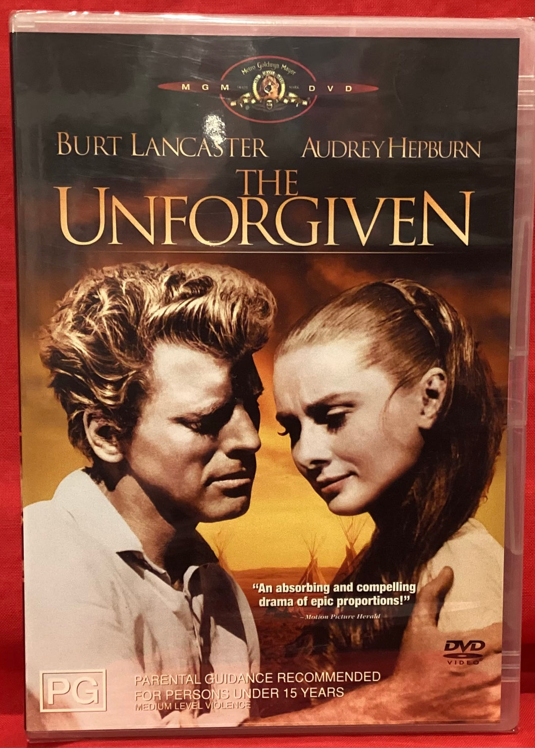 THE UNFORGIVEN - BURT LANCASTER - DVD (NEW/ SEALED)