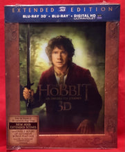Load image into Gallery viewer, THE HOBBIT - AN UNEXPECTED JOURNEY - EXTENDED EDITION -3D  BLU RAY &amp; BLU-RAY (NEW/ SEALED)

