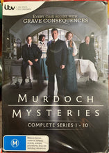 Load image into Gallery viewer, MURDOCH MYSTERIES - COMPLETE SERIES 1 - 10 - 45 DISCS DVD (SEALED)
