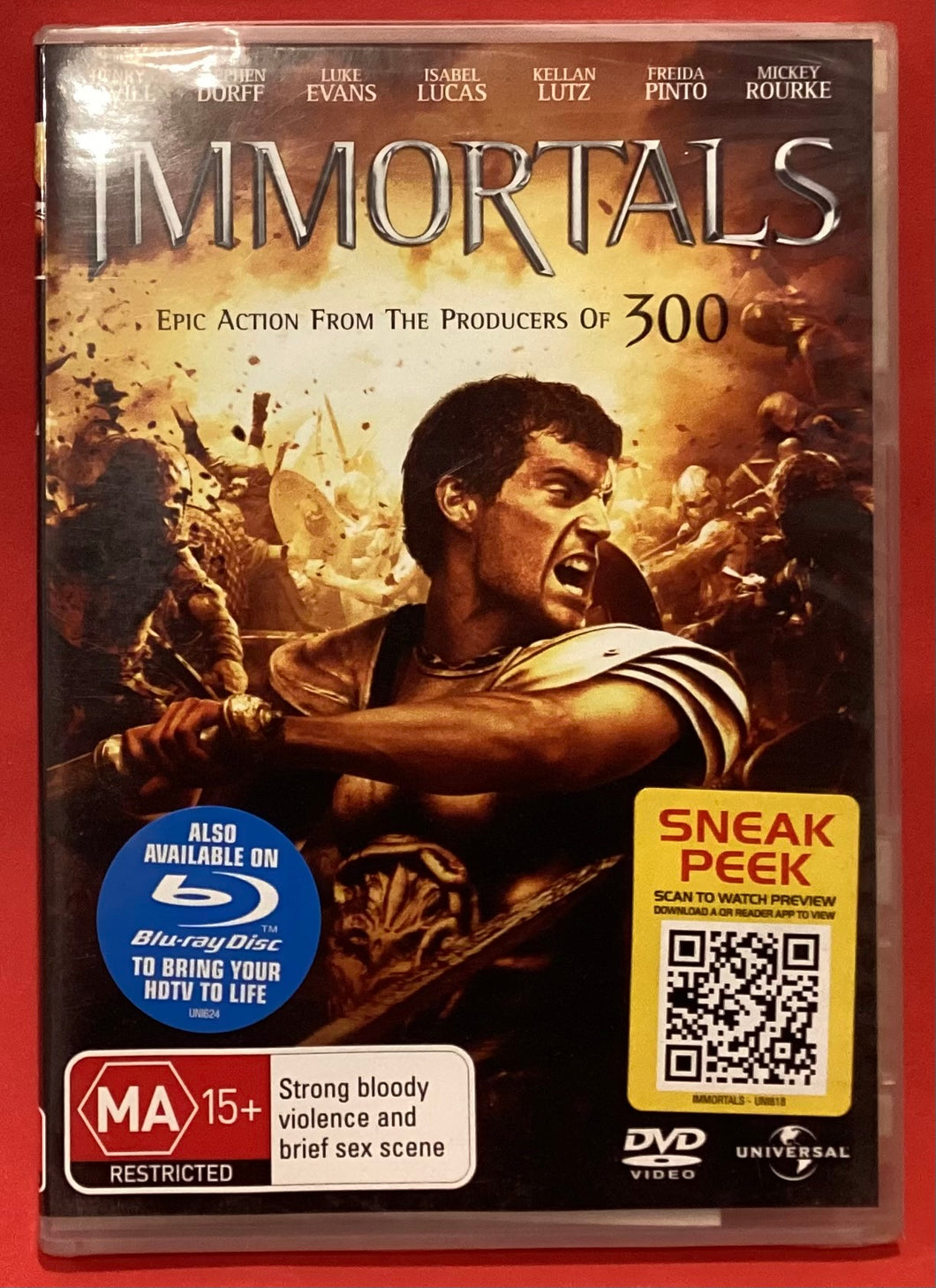 IMMORTALS - DVD (NEW /SEALED)