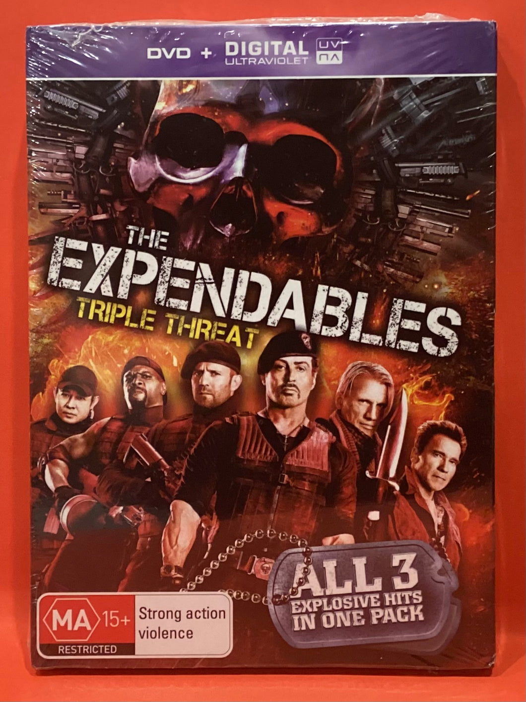 THE EXPENDABLES - TRIPLE THREAT  - DVD   (NEW/SEALED)
