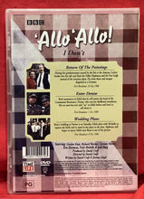 Load image into Gallery viewer, 'ALLO 'ALLO! - I DON'T   (3 EPISODES)   - DVD (NEW / SEALED)
