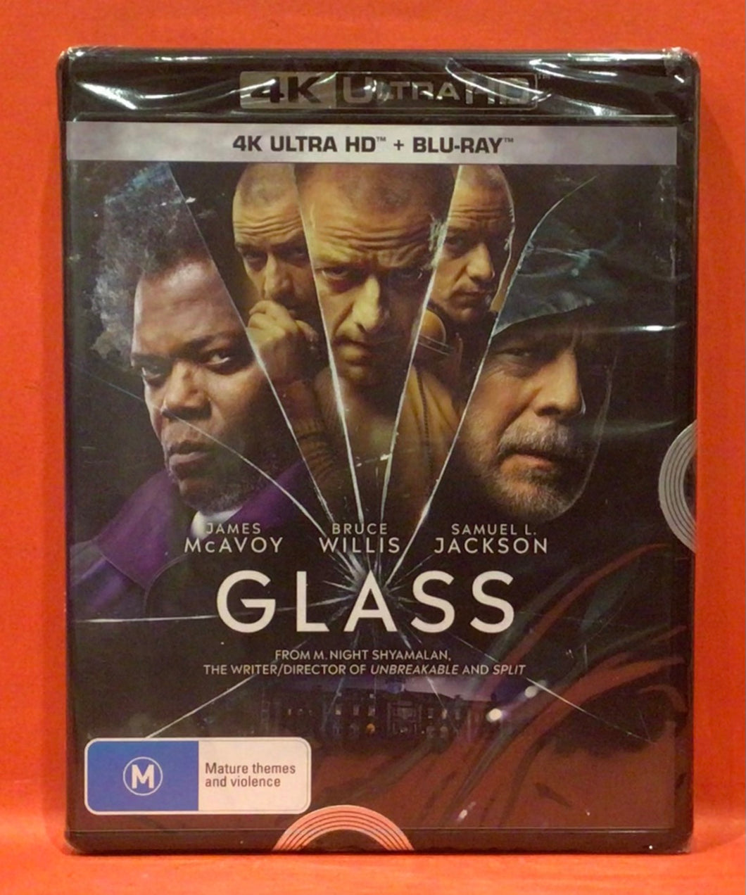 GLASS - 2 DISCS -  4K ULTRA HD  & BLU-RAY (NEW/ SEALED)