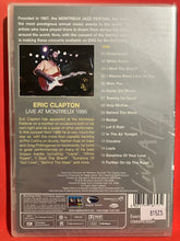 Load image into Gallery viewer, ERIC CLAPTON LIVE AT MONTREUX 1986 DVD (SEALED)
