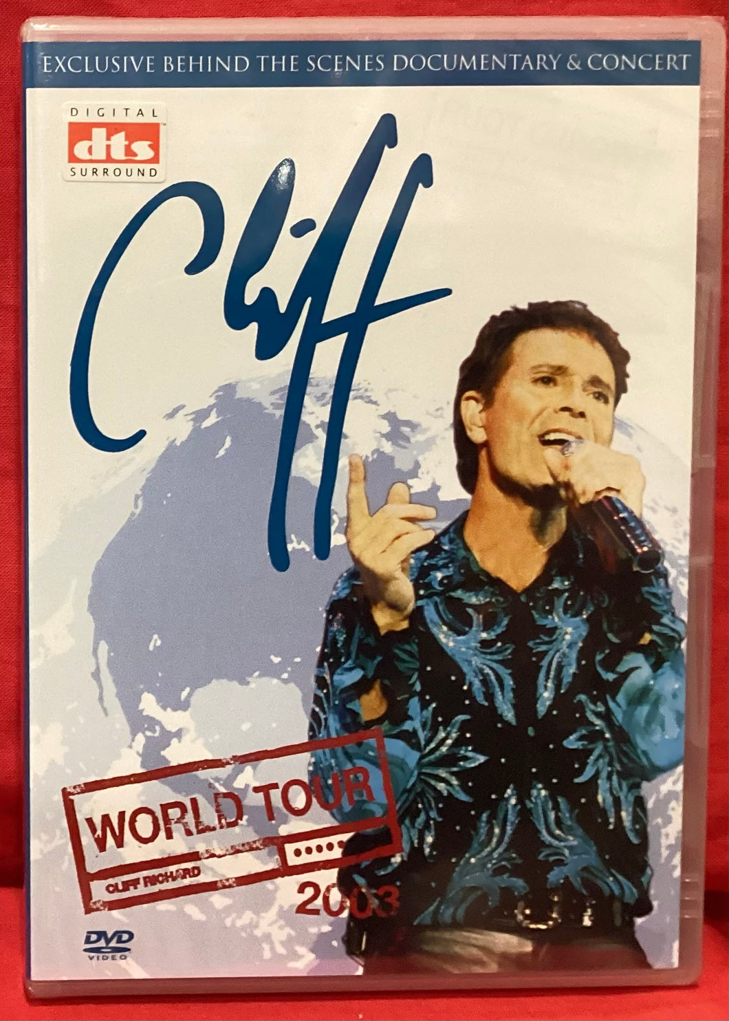 CLIFF RICHARD - WORLD TOUR 2003 - DVD (NEW/ SEALED)