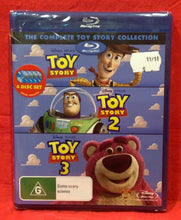 Load image into Gallery viewer, TOY STORY COLLECTION - 1-3 4 DISCS - BLU RAY (NEW/ SEALED)
