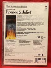 Load image into Gallery viewer, ROMEO &amp; JULIET - GRAEME MURPHY - AUSTRALIAN BALLET - DVD (NEW/ SEALED)
