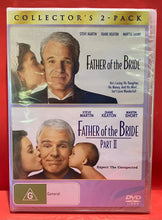 Load image into Gallery viewer, father of the bride and father of the bride part 2 dvd set 
