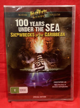Load image into Gallery viewer, 100 YEARS UNDER THE SEA - SHIPWRECKS OF THE CARIBBEAN - DVD  (NEW/ SEALED)
