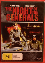 Load image into Gallery viewer, THE NIGHT OF THE GENERALS - DVD (NEW / SEALED)
