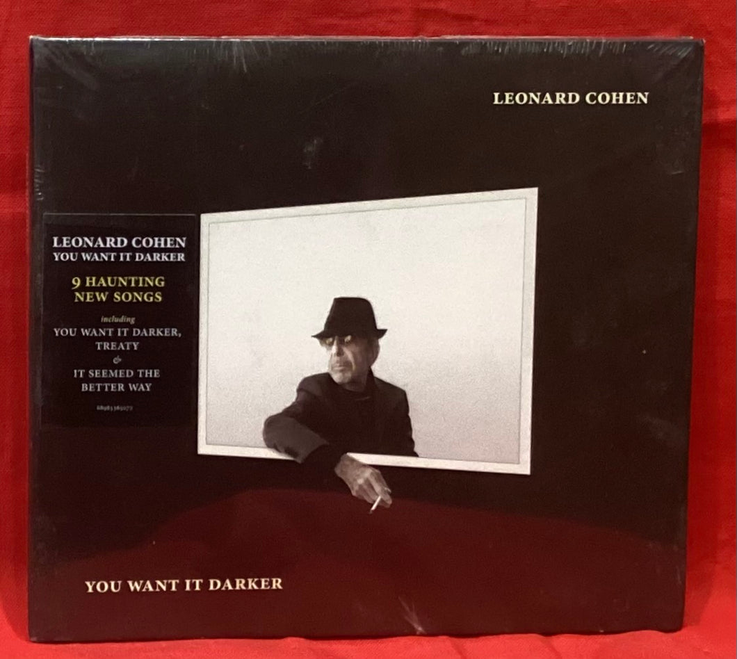 LEONARD COHEN - YOU WANT IT DARKER - CD (NEW/SEALED)