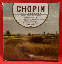 Load image into Gallery viewer, CHOPIN - MASTERWORKS  - 5X CD BOX SET -  CLASSICAL (NEW/SEALED)

