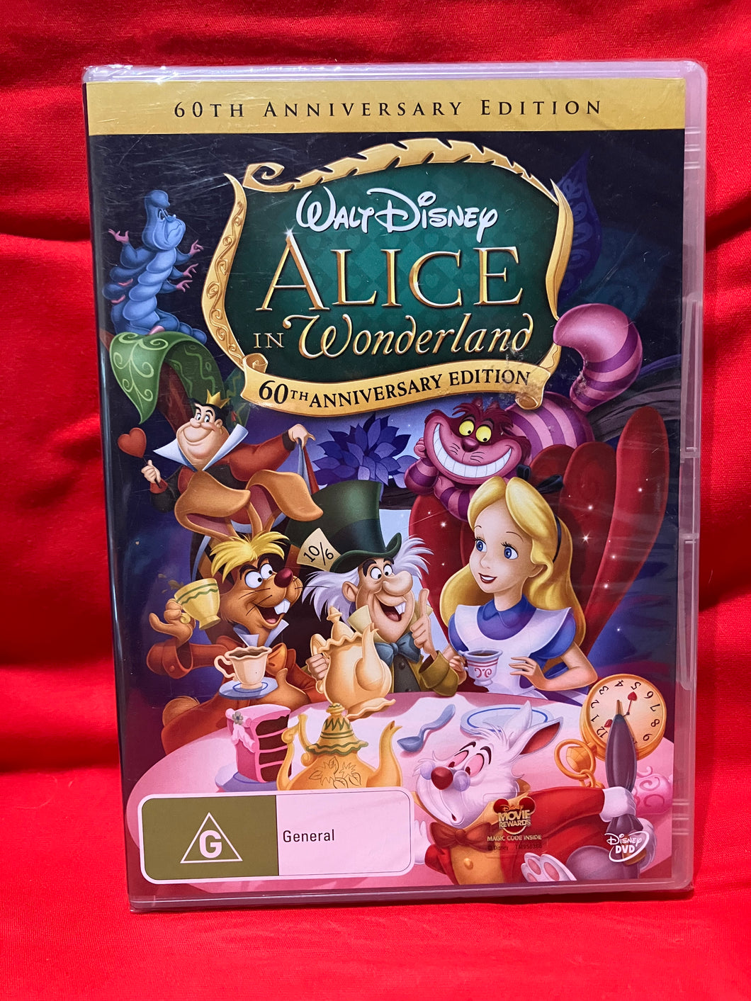 ALICE IN WONDERLAND - 60TH ANNIVERSARY - DVD (SEALED)