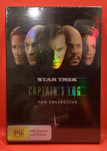 Load image into Gallery viewer, STAR TREK - CAPTAIN'S LOG - FAN COLLECTIVE  - DVD (NEW/ SEALED)
