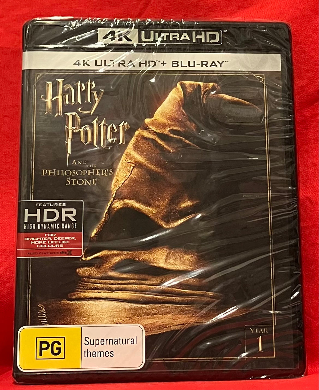HARRY POTTER AND THE PHILOSPHER'S STONE  -  4K ULTRA HD  &  BLU-RAY (NEW/ SEALED)