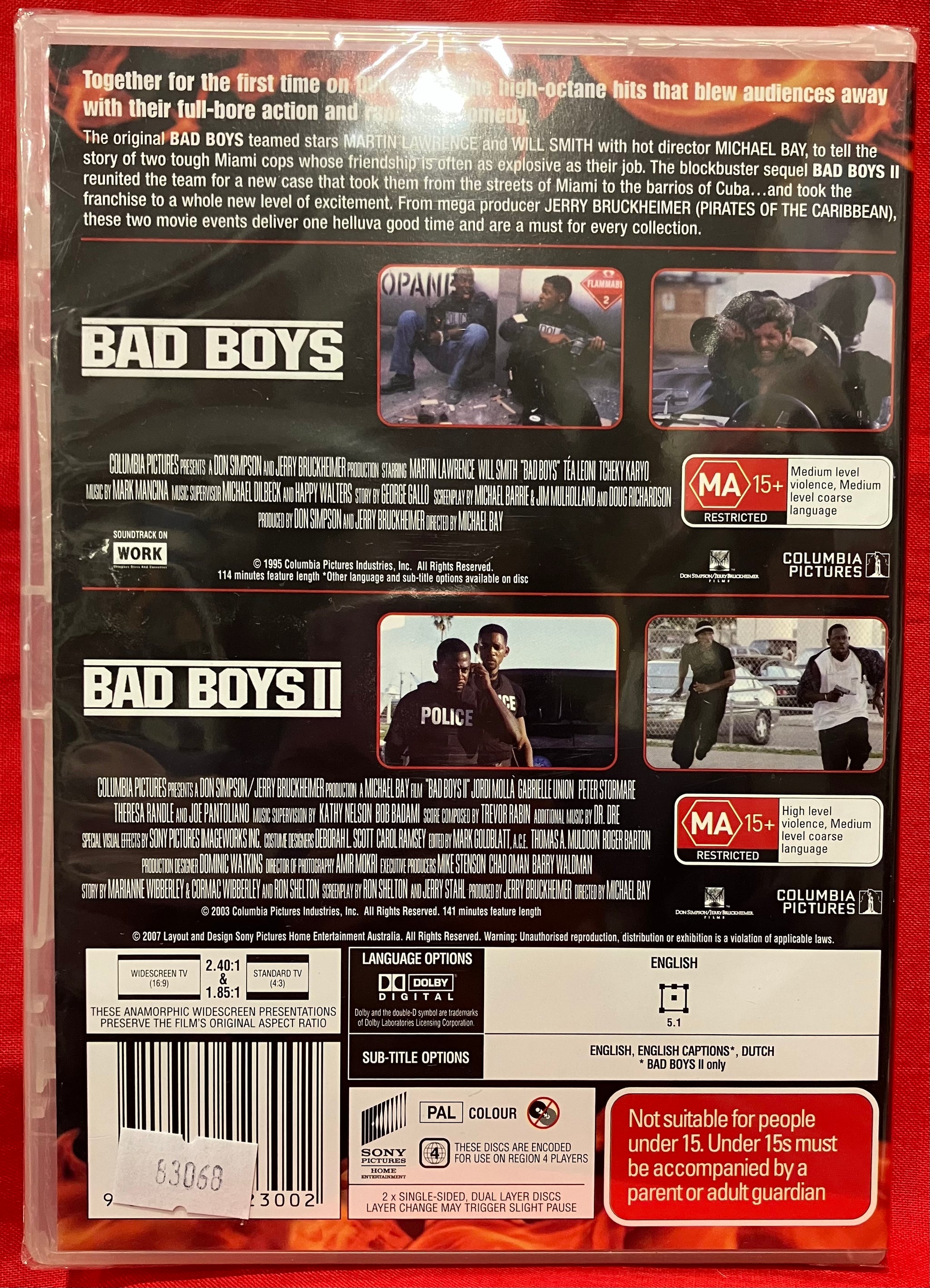 BAD BOYS/ BAD BOYS II - DVD (NEW/ SEALED) – Dixon Recycled Records