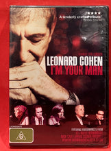 Load image into Gallery viewer, LEONARD COHEN - I&#39;M YOUR MAN - LIAM LUNSON FILM - DVD (NEW/ SEALED)
