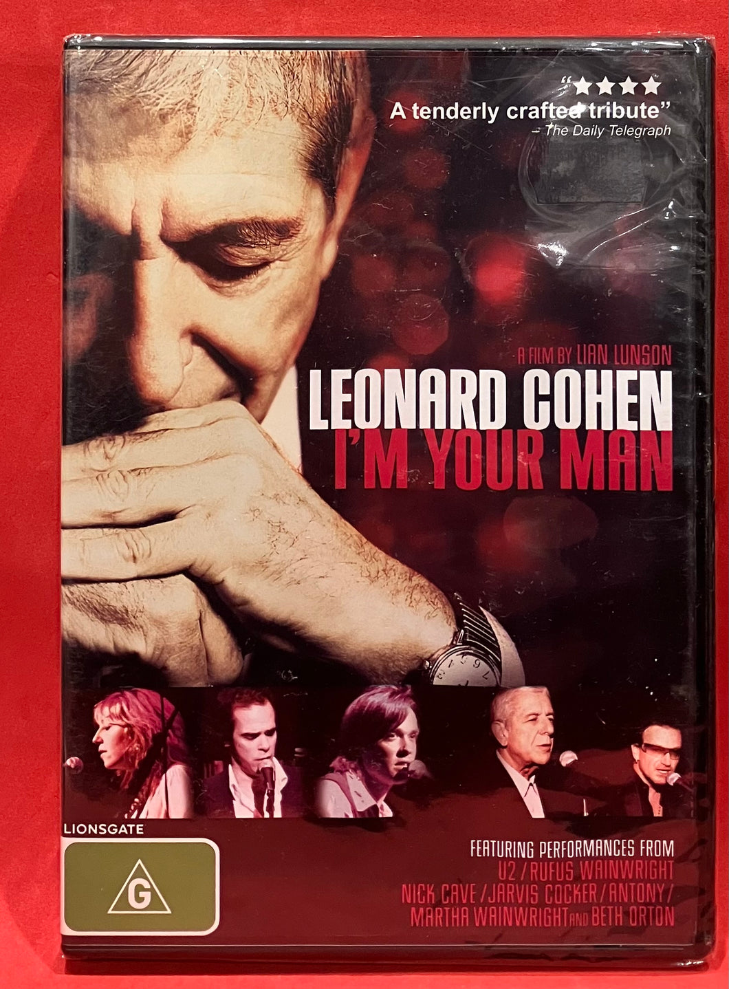 LEONARD COHEN - I'M YOUR MAN - LIAM LUNSON FILM - DVD (NEW/ SEALED)