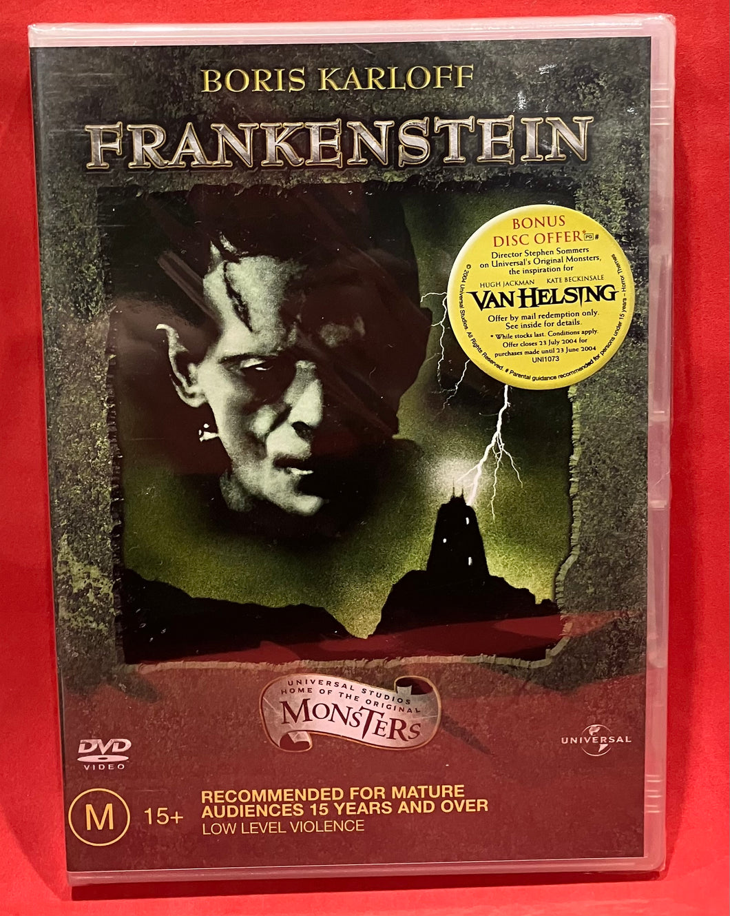 FRANKENSTEIN (BORIS KARLOFF) - DVD (NEW/ SEALED)