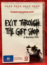 Load image into Gallery viewer, EXIT THROUGH THE GIFT SHOP - A BANKSY FILM - DVD (NEW/ SEALED)

