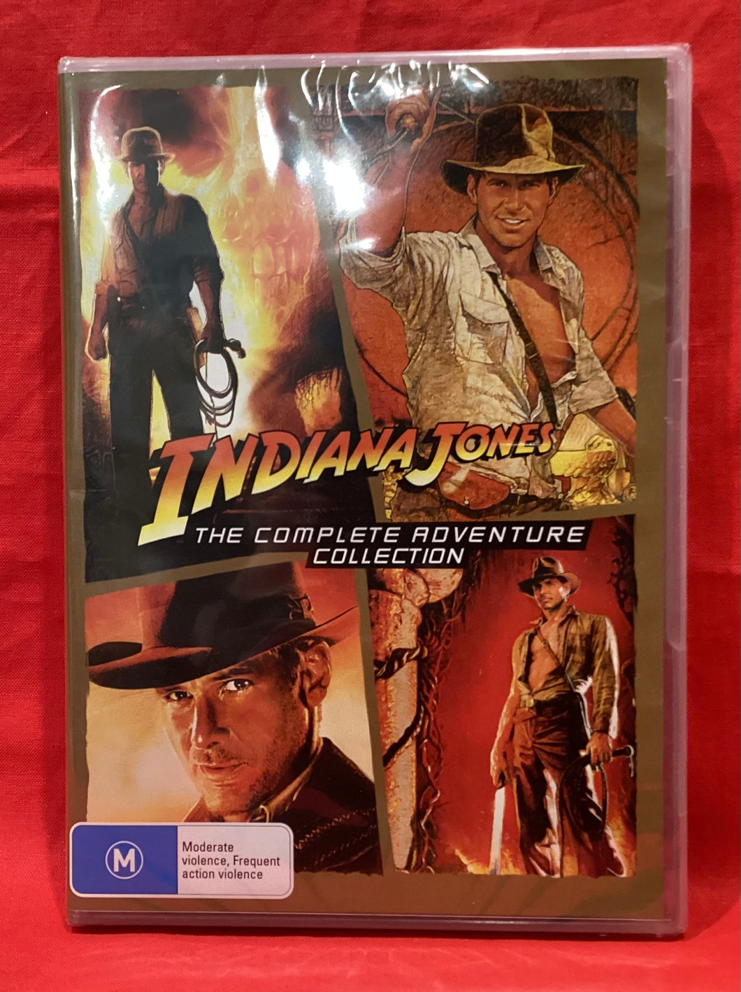 INDIANA JONES  - THE COMPLETE ADVENTURE COLLECTION - ALL 4 FILMS  - DVD (NEW/ SEALED)