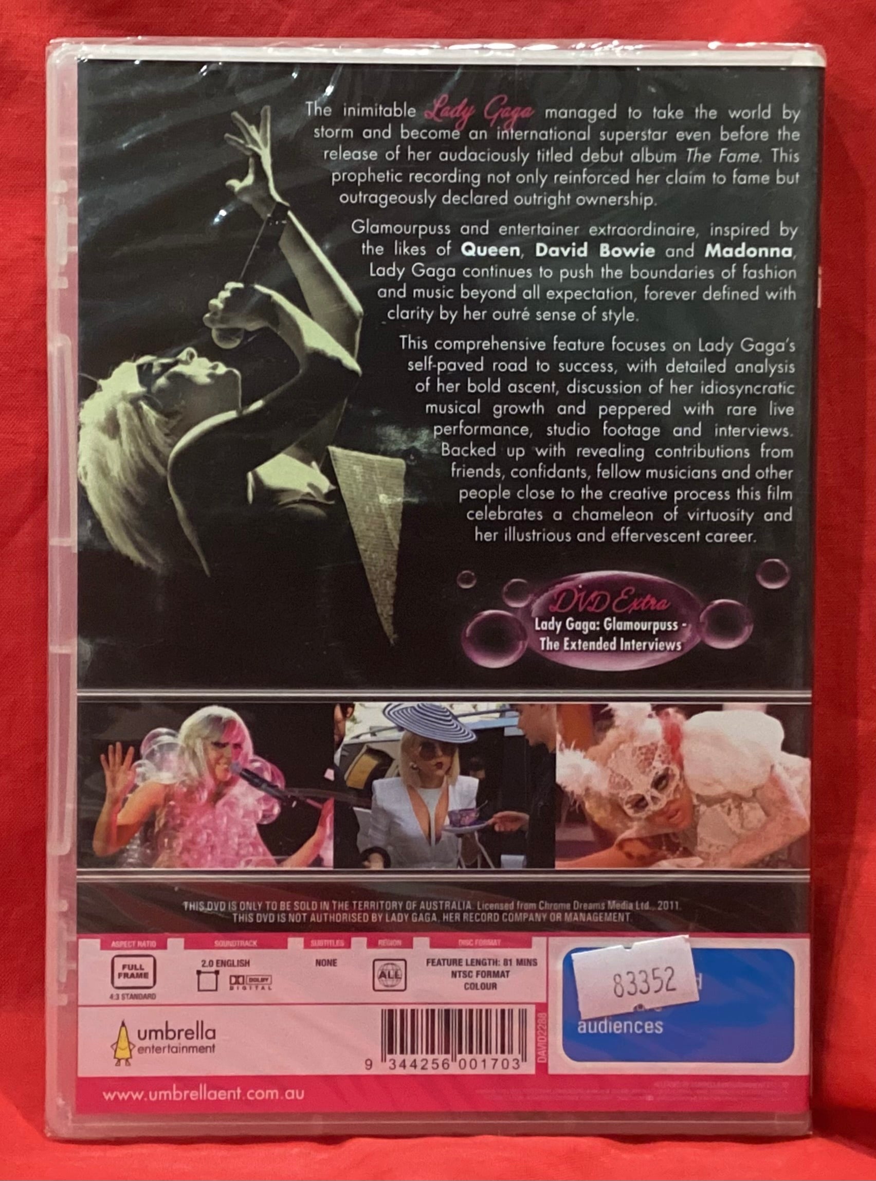 THE LADY GAGA STORY - GLAMOURPUSS - DVD (NEW/SEALED) – Dixon