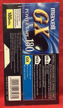 Load image into Gallery viewer, MAXELL GX 180 - BLANK VHS (NEW/ SEALED)

