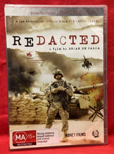 Load image into Gallery viewer, REDACTED  - DVD  (NEW/ SEALED)
