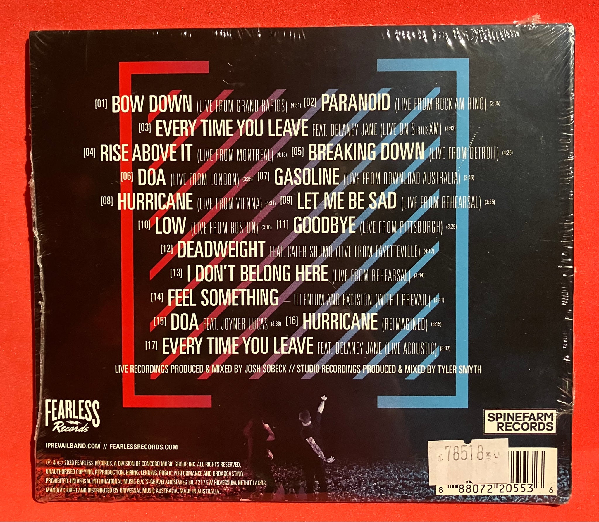 I PREVAIL - POST TRAUMATIC - CD (SEALED) – Dixon Recycled Records