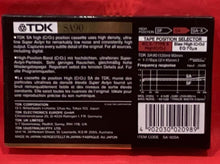 Load image into Gallery viewer, TDK SA 100  - BLANK CASSETTE - BRAND NEW

