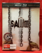 Load image into Gallery viewer, SAW III - 4K ULTRAHD + BLU-RAY - LIMITED EDITION (NEW / SEALED)
