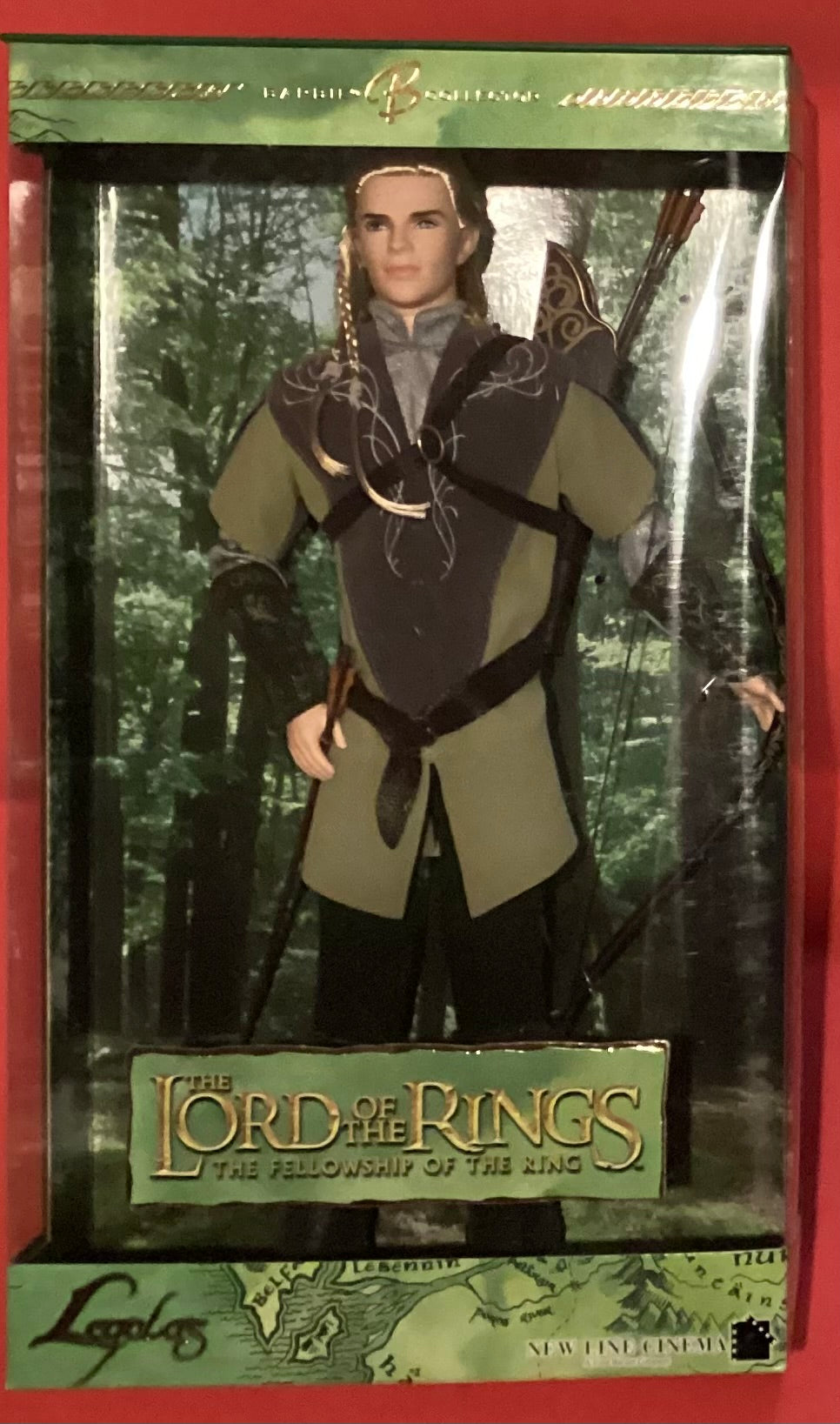 BARBIE - LORD OF THE RINGS - LEGOLAS - BARBIE COLLECTOR - NEW IN BOX