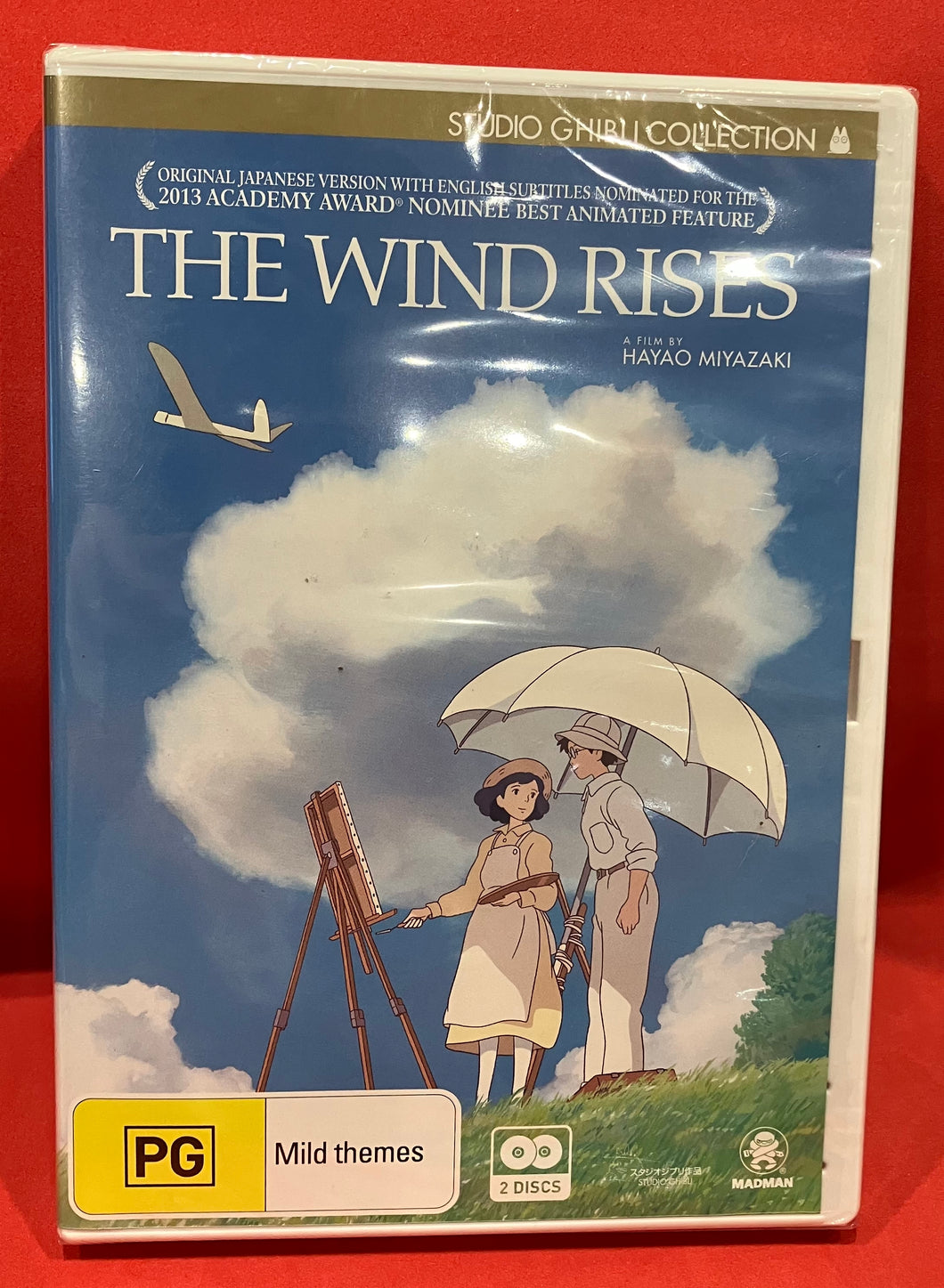 THE WIND RISES - STUDIO GHIBLI DVD (SEALED)