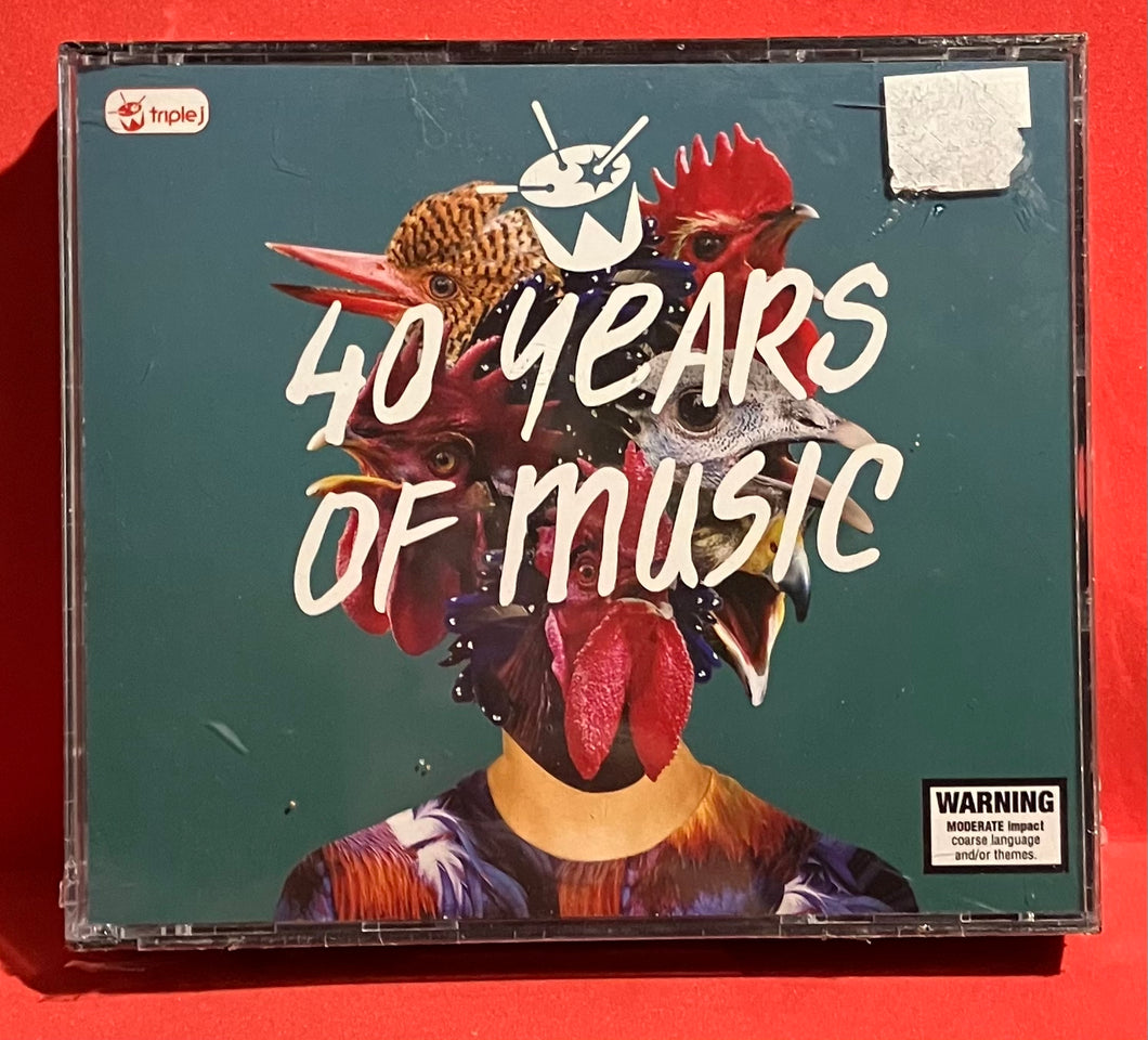 40 YEARS OF MUSIC - TRIPLE J -   4 CD SET (SEALED)
