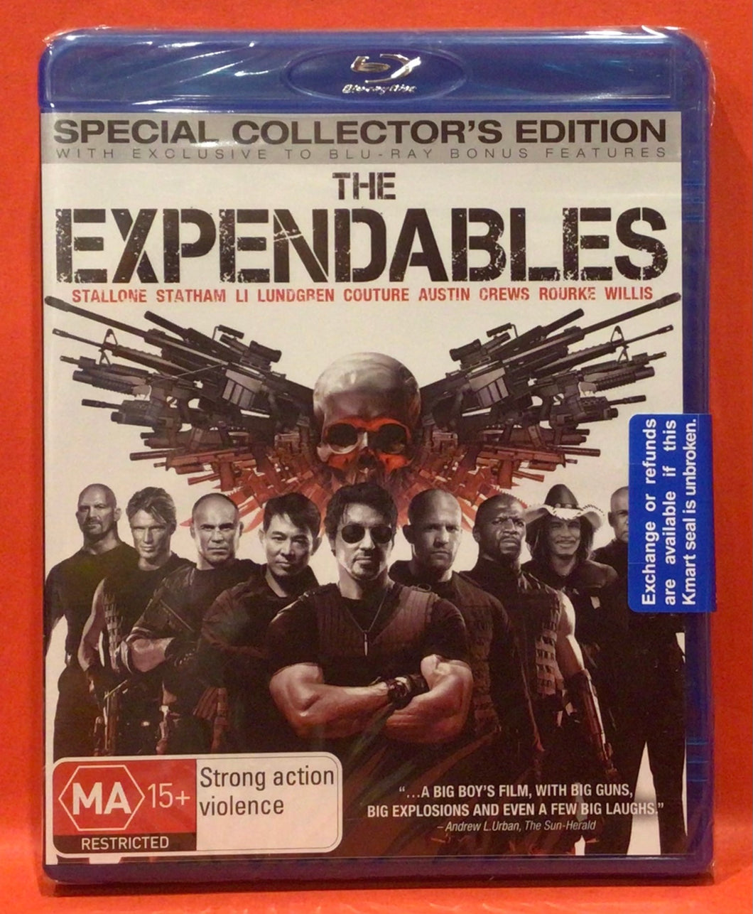THE EXPENDABLES  - BLU-RAY (NEW/ SEALED)