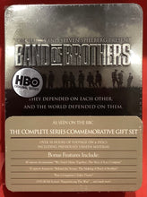 Load image into Gallery viewer, BAND OF BROTHERS - DVD BOX SET IN TIN CASE - STEELBOOK HBO - UK EDITION  (NEW / SEALED)
